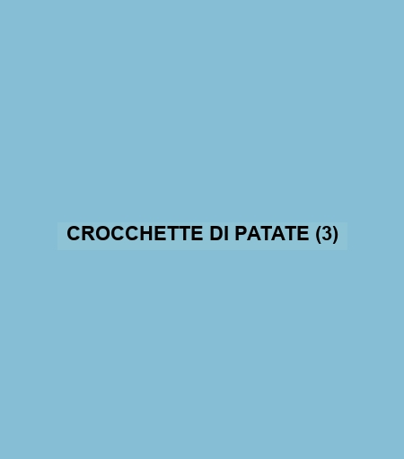 Crocchette Di Patate (3)