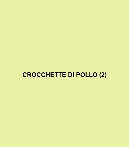 Crocchette Di Pollo (2)