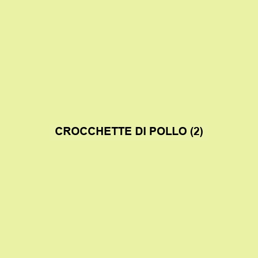 Crocchette Di Pollo (2)