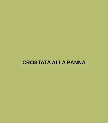 Crostata Alla Panna