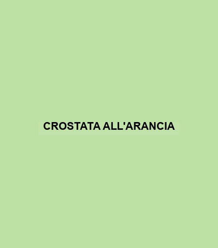 Crostata All'arancia