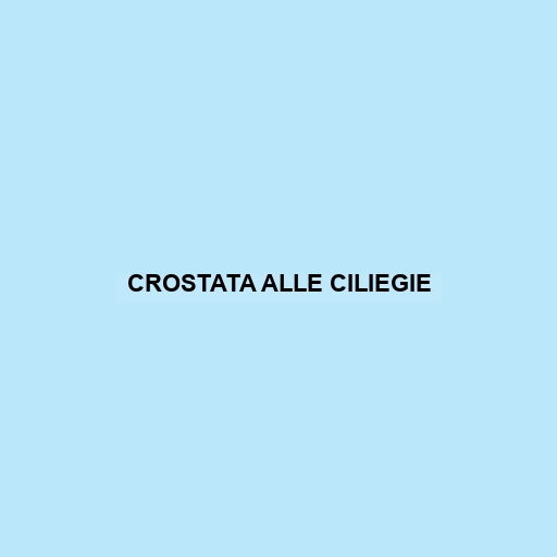 Crostata Alle Ciliegie