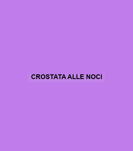 Crostata Alle Noci