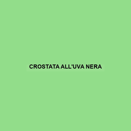 Crostata All'uva Nera