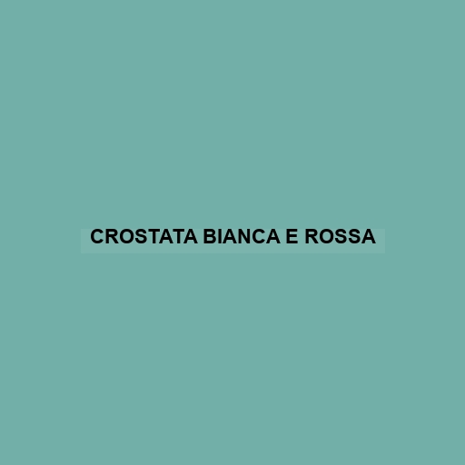 Crostata Bianca E Rossa