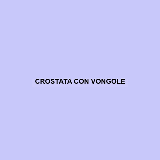 Crostata Con Vongole