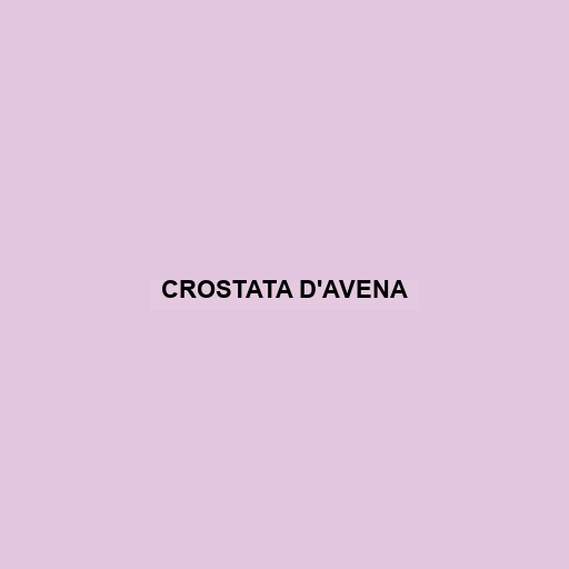 Crostata D'avena