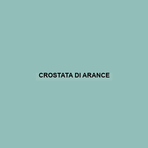 Crostata Di Arance