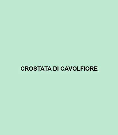 Crostata Di Cavolfiore