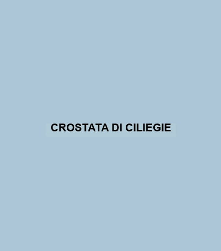 Crostata Di Ciliegie