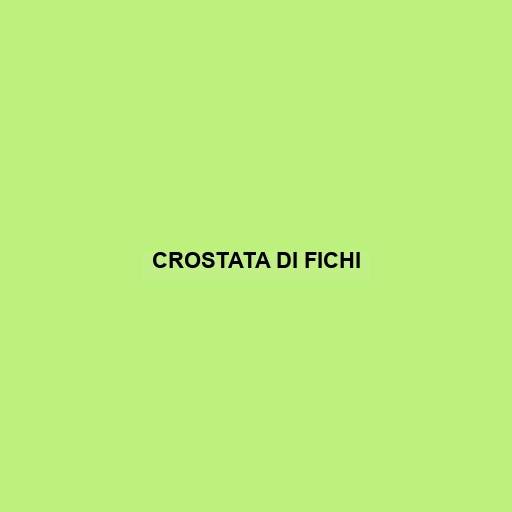 Crostata Di Fichi