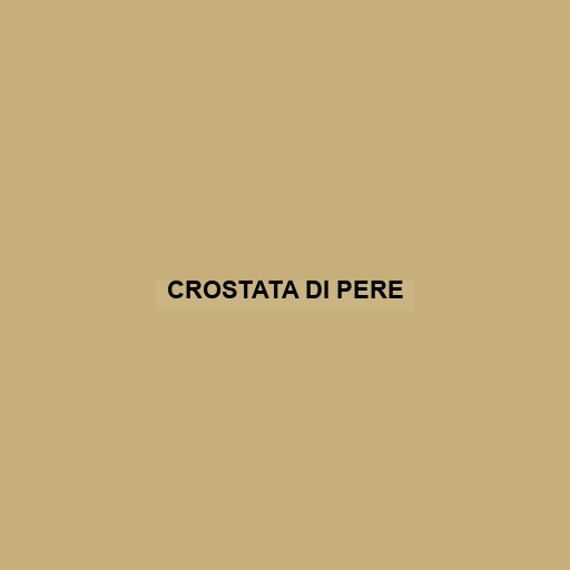 Crostata Di Pere