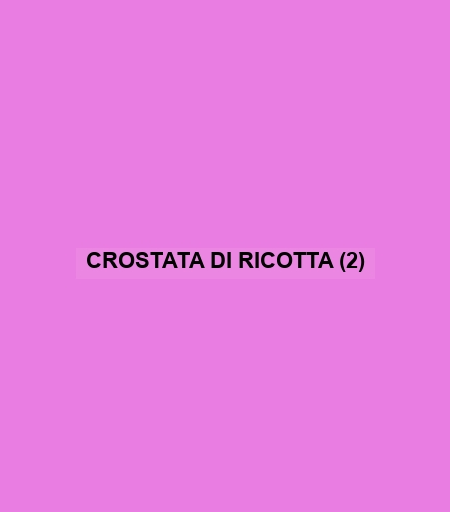 Crostata Di Ricotta (2)