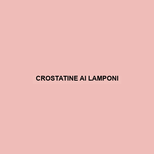 Crostatine Ai Lamponi