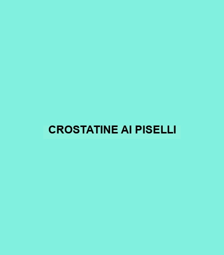 Crostatine Ai Piselli