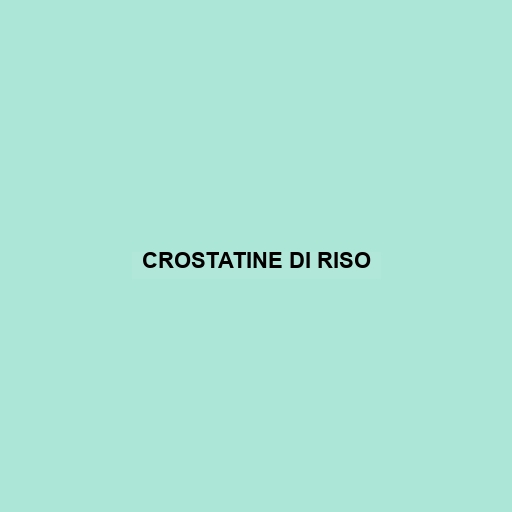 Crostatine Di Riso