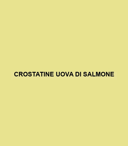 Crostatine Uova Di Salmone