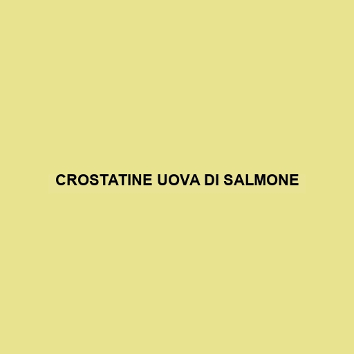 Crostatine Uova Di Salmone