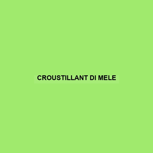 Croustillant Di Mele