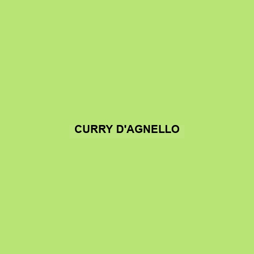 Curry D'agnello