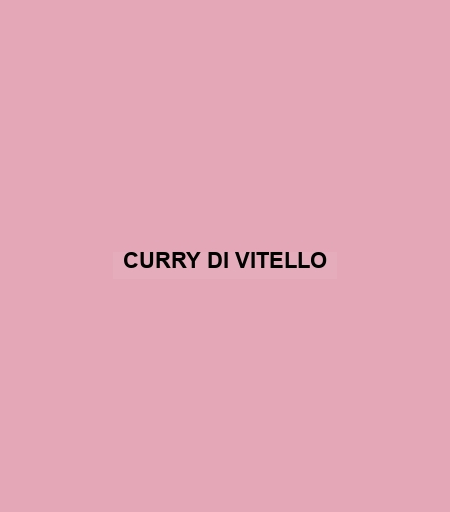 Curry Di Vitello