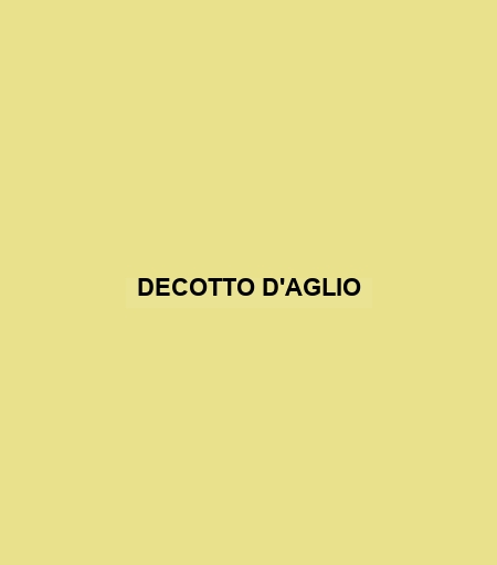 Decotto D'aglio