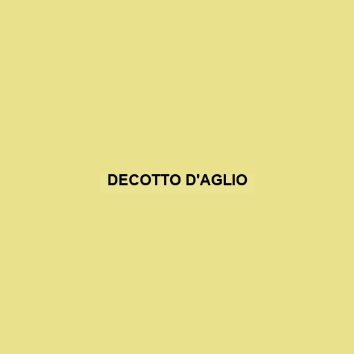 Decotto D'aglio