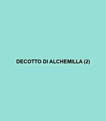 Decotto Di Alchemilla (2)