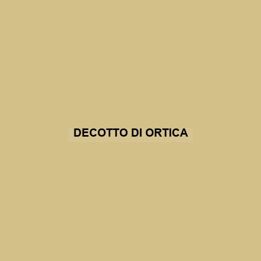 Decotto Di Ortica