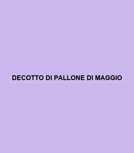 Decotto Di Pallone Di Maggio